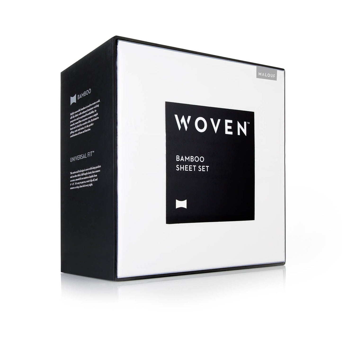 Rayon From Bamboo - Bed Sheet - Split Queen - White