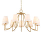 Seville - 9 Light Chandelier - Gold