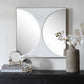 New Moon - Mirrored Wall Decor - White