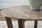 Tanidore - Round Cocktail Table - Warm Brown