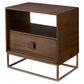 Bexley - Walnut Side Table - Dark Brown