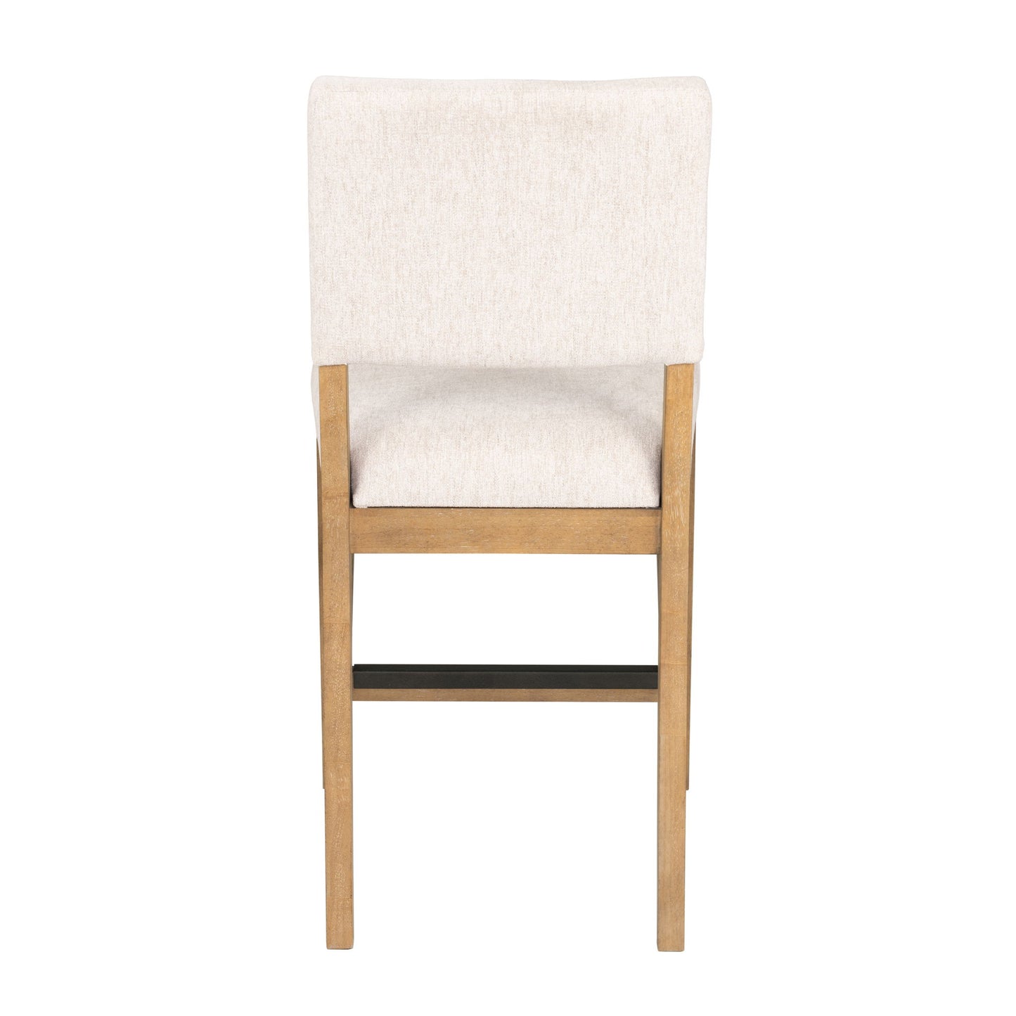 Millwork - Counter Chair (Set of 2) - White / Light Brown