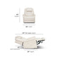 Zecliner Model 3+ Petite - Power Lift Recliner With Power Headrest, Lumbar, Heat & Massage