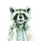 Gallery Wrapped Giclee On Canvas Funny Pet In Tie 24 X 24