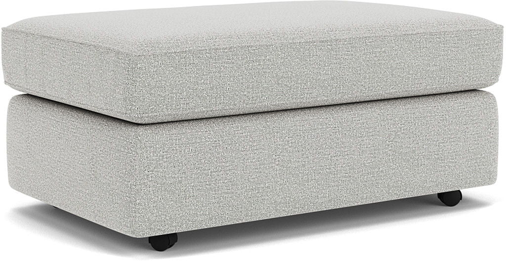 Vail - Fabric Cocktail Ottoman With Casters