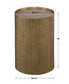 Adrina - Drum Accent Table - Gold