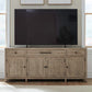 Proximity Place - 82" TV Console - Barley Buff