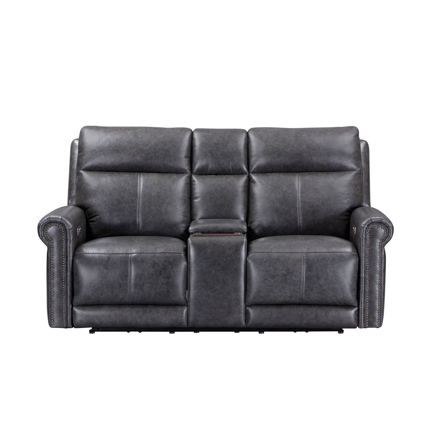Alexander - Power Reclining Loveseat With Console, Power Headrest & Lumbar