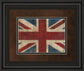Union Jack By Avery Tillman - Framed Print Wall Art - Red