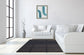 Curved Streams - 28" x 34" Framed Wall Art - Light Blue