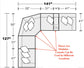 Abraxas - 6 Piece Reclining Sectional
