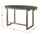 Taja - Oval Desk - Gray