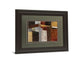 In The City Il By Carol Robinson - Framed Print Wall Art - Dark Brown