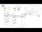 Neilsville - Six Drawer Dresser - Vinyl-Wrapped - Whitewash