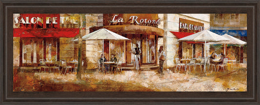 La Rolende By Noemi Martin - Framed Print Wall Art - Red