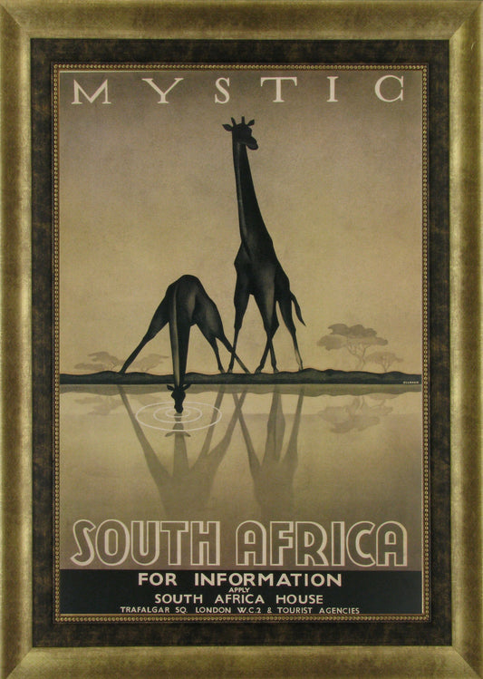 Mystic South Africa By Ullman - Framed Print Wall Art - Light Brown