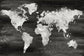 Industrial World Map By Natalie Carpentieri - Dark Gray