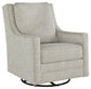 Kambria - Swivel Glider Accent Chair - Fog