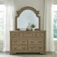 Magnolia Manor - Dresser & Mirror - Light Brown