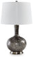 Tenslow - Glass Table Lamp - Antique Black