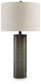 Dingerly - Glass Table Lamp - Brown