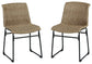 Amaris - Chair (Set of 2) - Brown / Black
