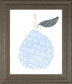 22x26 Cut Paper Fruit IV By June Erica Vess - Light Blue