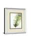 Watercolor Plantain Leaves Il By Patricia Pinto - Mirror Framed Print Wall Art - Green