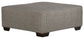 Cutler - Cocktail Ottoman - Basalt