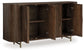 Amickly - Accent Cabinet - Dark Brown