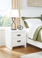 Binterglen - Two Drawer Night Stand - White