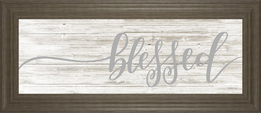 18x42 Blessed By Imperfect Dust - White