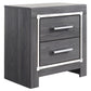 Lodanna - Two Drawer Night Stand - Gray