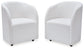 Rowanbeck - Dining Upholstered Arm Chair (Set of 2) - Ivory