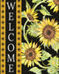 Small - Welcome Sunflowers By Cindy Jacobs - Yellow