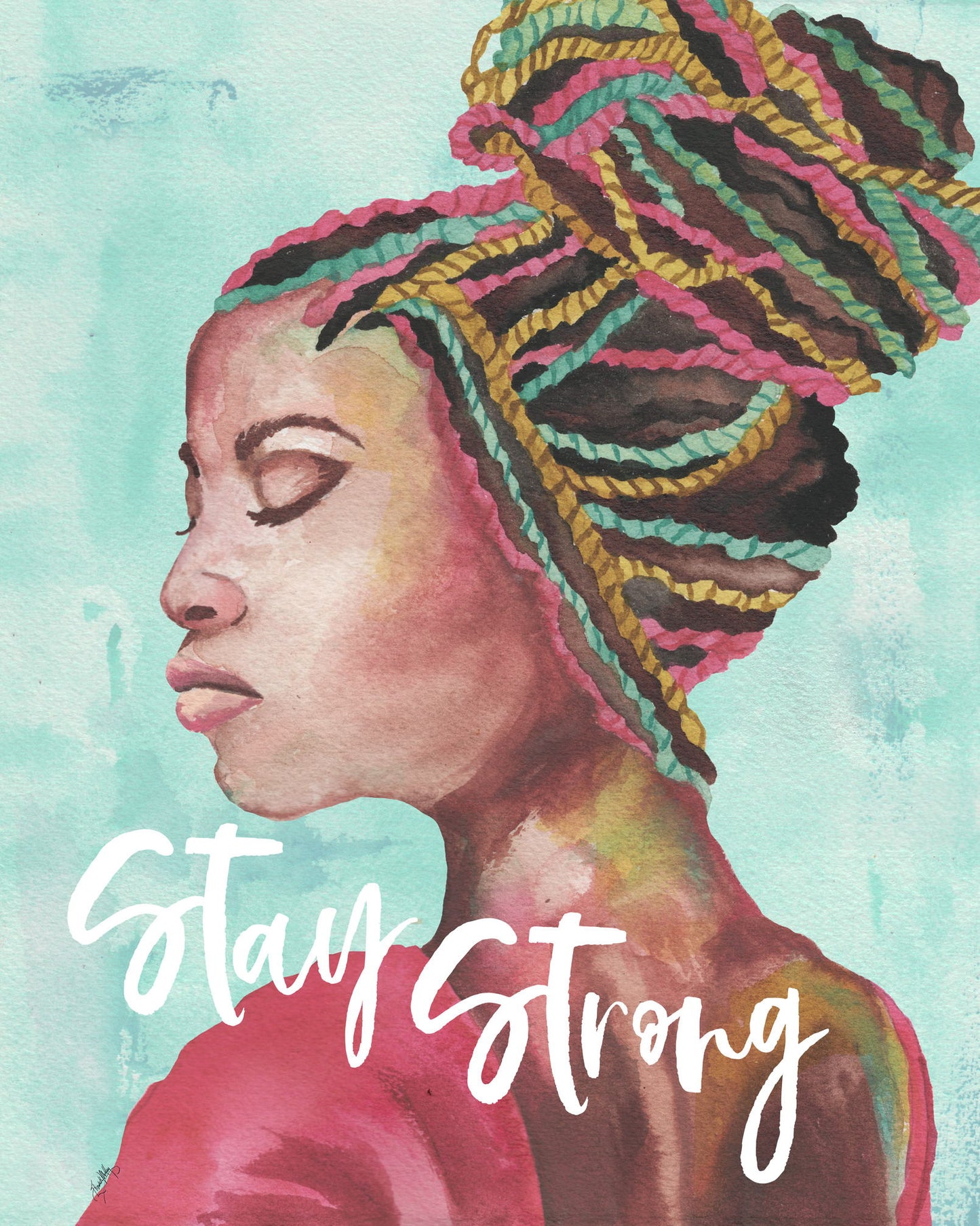 Small - Stay Strong By Elizabeth Medley