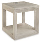 Marxhart - Square End Table - Bisque