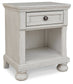 Robbinsdale - One Drawer Night Stand - Antique White
