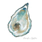 Framed Small - Pacific Oyster By Carol Robinson - Blue