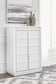 Chalanna - Five Drawer Chest - White