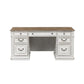 Magnolia Manor - 5 Piece Home Office Set (Complete Desk) - Antique White