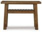 Mackifeld - Sofa Table - Warm Brown