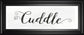 18x42 Let's Cuddle By Marla Rae - White