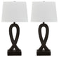 Markellton - Poly Table Lamp (Set of 2) - Black
