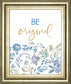 22x26 Be Original Floral By AniDel Sol - Light Blue