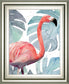 Flamingo Splash I By Annie Warren 22x26 - Pink