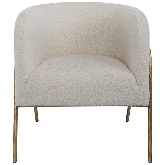 Jacobsen - Shearling Accent Chair - Off White