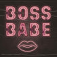 Framed - Neon Boss Babe By Sophie Six