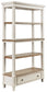 Realyn - Bookcase - Brown / White