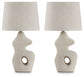 Chadrich - Paper Table Lamp (Set of 2) - Antique Beige